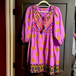 Oliphant size medium gently worn mini tunic dress